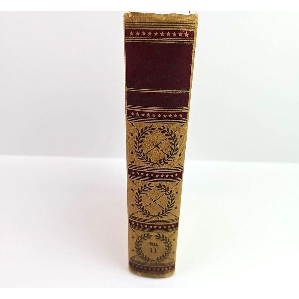 A Tramp Abroad Hardcover Mark Twain Book American Artists Edition Vol 11 1921